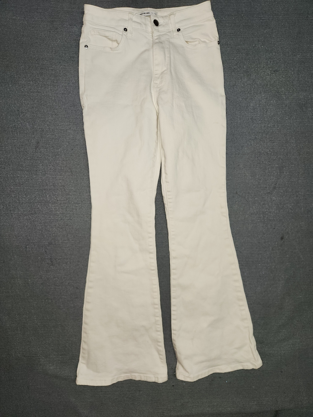 Elizabeth and James Cream Flare Jeans #344